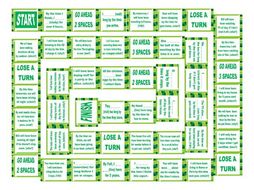 Future Perfect Continuous Tense Board Game