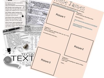 Art/Textiles - Rosie James - Research Bundle