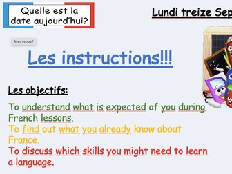 Year 7 and 8 Introduction lesson