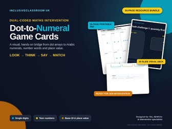 Symbolic Transcoding Dot Numeral Card Pack