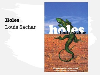 Holes by Louis Sachar Book Study