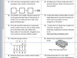 four operations mixed multiplication division subtraction addition four operations mixed multiplication division subtraction addition ks year worksheet only by trabzonunal teaching resources tes