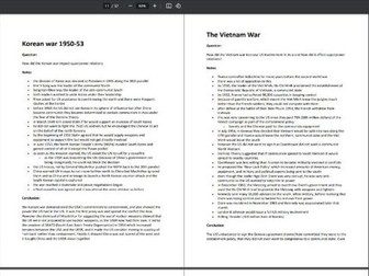 Complete GCSE History Cold War Grade 9 Summary Notes for AQA and Edexcel