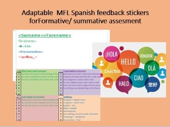 MFL Marking Feedback stickers