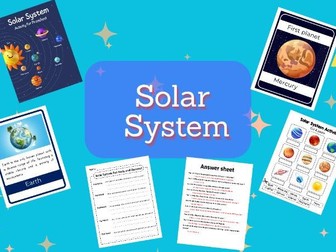 Solar system activities Fun and interactive