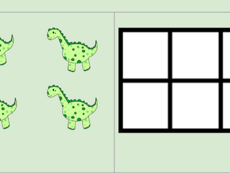 Tens frame counting - dinosaurs