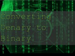 Denary to Binary Number - Intro