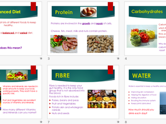 Food and Digestion - A unit of work