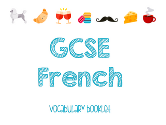 AQA GCSE French vocab booklet