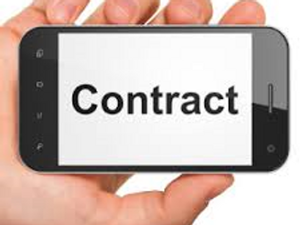 Terms of a contract, mobile phones