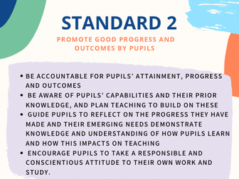 Teacher Standards Cover Sheets With Ideas for Evidence