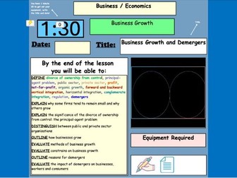 Business Growth (Business and Economics)