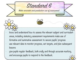 Teacher Standards Cover Sheets With Ideas for Evidence