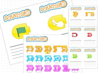 Scratch Jr - Coding Blocks - Cut Out and Flashcards