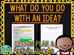 what do you do with an idea by kobi yamada lesson plan and