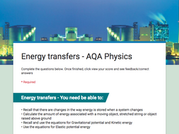 GCSE Physics Revision quizzes for AQA Science