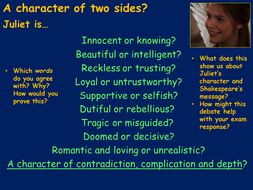 Juliet Revision Lesson