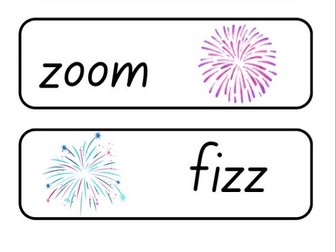 Firework words