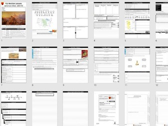 GCSE History - American West Revision Booklet