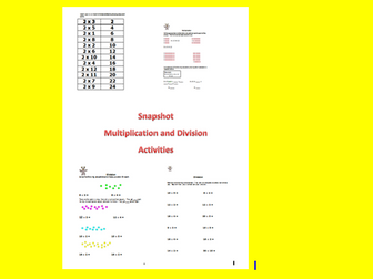 Multiplication and Division resources Yr 2