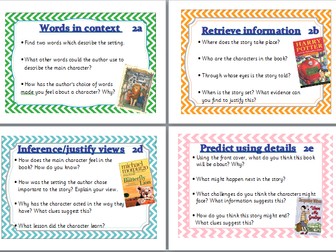 Reading Posters KS2                Content Domain Questions                 New Curriculum