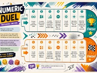 5 Printable Maths Games Bundle | Year 4–5 Maths Activities