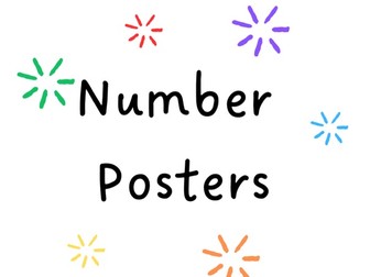 Build a Number Poster