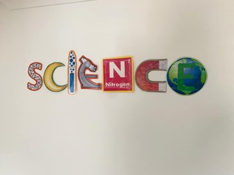 Science display lettering