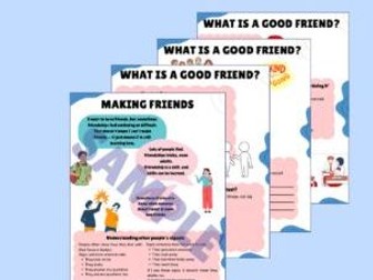 Making Friends - (5 page pdf)