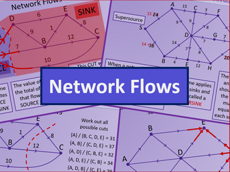 Network flows - AS level Further Maths Discrete