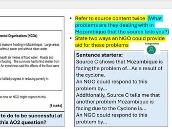 GCSE Citizenship Role of NGO's