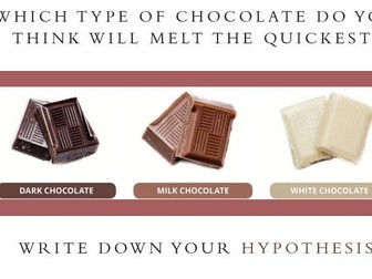 Which type of chocolate melts the quickest? Science experiment