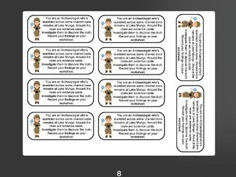 Lake Mungo Archaeological Investigation