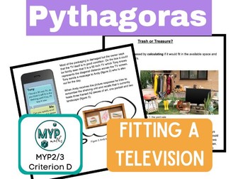 Pythagoras Real Life Problem (MYP Maths Criterion D assessment)