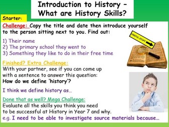 History Skills - Introduction