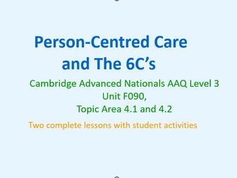 F090 Person-centred care and The 6 C's