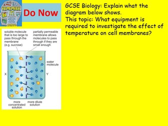 Edexcel A Level Biology Spec A Salters-Nuffield Topic 2 Genes and Health - Transport Across Membrane