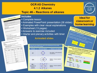 Reactions of alkanes OCR AS Chemistry