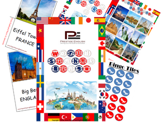 World Sights Bingo Game | Fun Classroom Game
