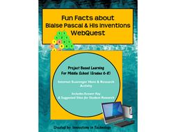Fun Facts about Blaise Pascal - Internet Scavenger Hunt