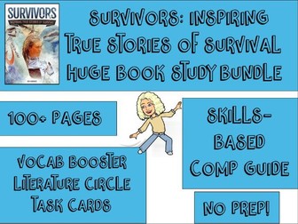 HUGE Resource Bundle - Survivors - Ben Hubbard - Student Workbook Stages 2/3