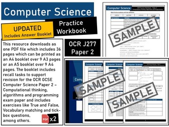 OCR GCSE (J277) Computer Science Practice Workbook - Paper 2