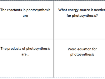 AQA trilogy biology paper 1 revision flash card bundle