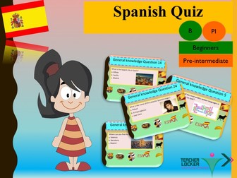 Spanish End of year Quizz