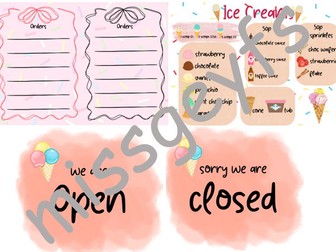 Ice Cream shop role play