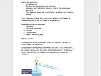 Edexcel iGCSE chemistry UNIT 1B revision