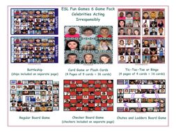 Celebrities Acting Irresponsibly 6 Board Game Bundle