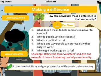 Edexcel Citizenship D L4- Making a difference
