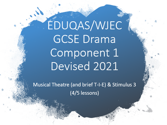 WJEC Eduqas GCSE Drama Component 1 2021 Stimuli 3