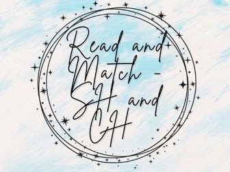 Read and Match Shamrocks - SH and CH Sounds
